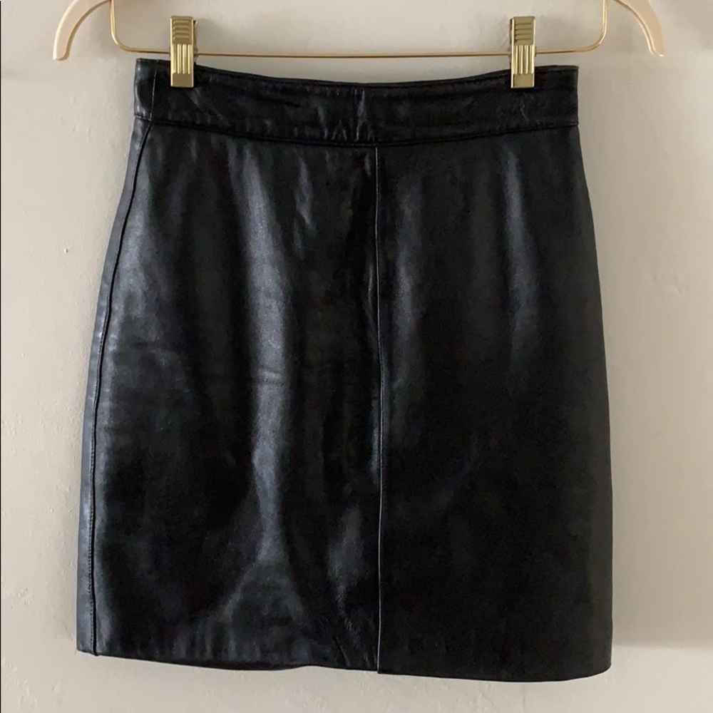 Leather Skirt